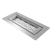 Floor-mounted metal grille BlauFast GF 300x100 12