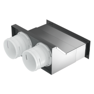 Wall-mounted connector BlauFast RPW ... M