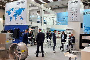 Blauberg Ventilatoren presented its new products at ISH 2023