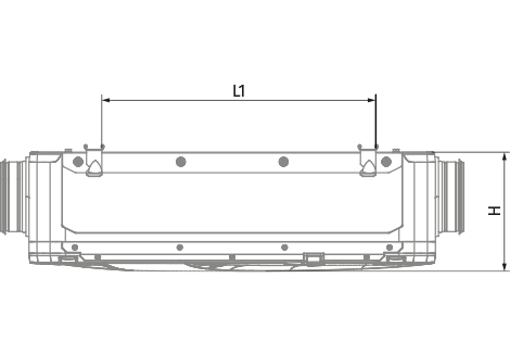 Blauberg Reneo D 240-E S14 - Abmessungen