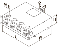 Blauberg BlauFast SR 125/63x6 01 - Abmessungen