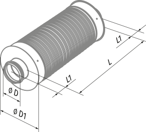 Blauberg SDF 315/2000 - Abmessungen