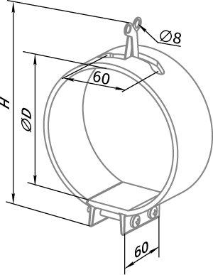 Blauberg KZ 200 - Abmessungen