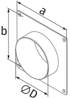 Blauberg BlauPlast RVP 100 - Abmessungen