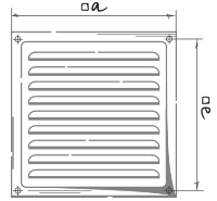 Blauberg Decor-M 125x125s A - Abmessungen