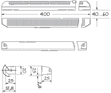 Blauberg FHM - Abmessungen