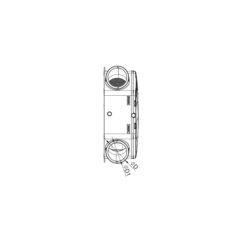 Blauberg Reneo-Fit D 150 S14 - Abmessungen