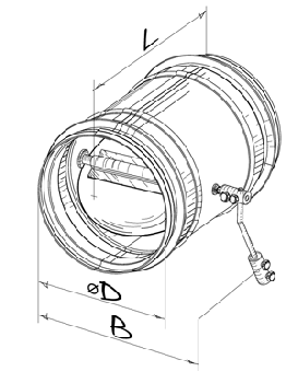 Blauberg VRVS 100 - Abmessungen