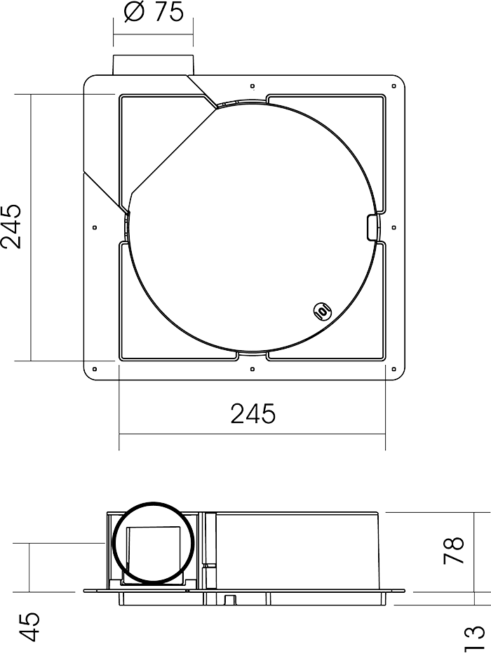 Blauberg Valeo2 BP2 - Abmessungen