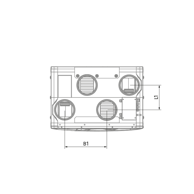 Blauberg Reneo S 210-E R S14 - Abmessungen