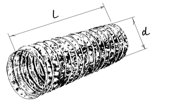 Blauberg BlauFlex AF M0/127/6 - Abmessungen