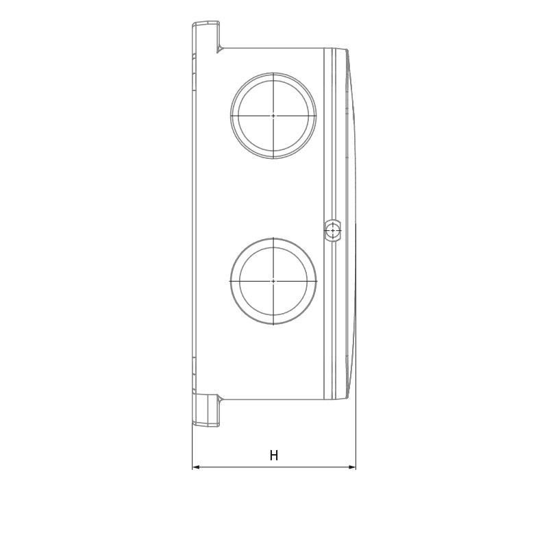 Blauberg Reneo-Fit D 100-E R S14 - Abmessungen