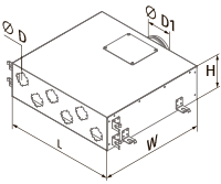 Blauberg BlauFast SR 125/63x6 03 - Abmessungen