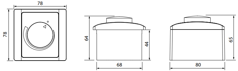 Blauberg CDT E/0-10 - Abmessungen
