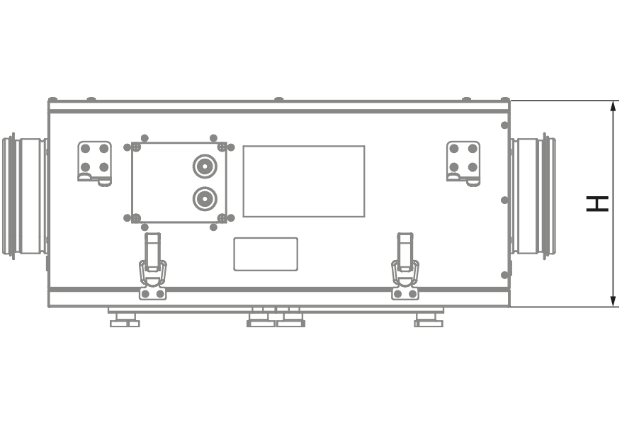 Blauberg KOMFORT Ultra D 80-E R - Abmessungen