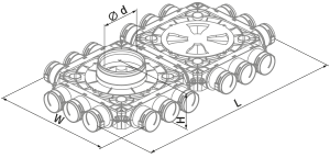 Blauberg BlauFast SR 160/63x18 50P - Abmessungen