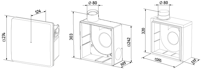 Blauberg Valeo 35/60 - Abmessungen