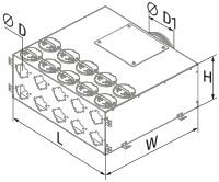 Blauberg BlauFast SR 200/63x10 01 - Abmessungen