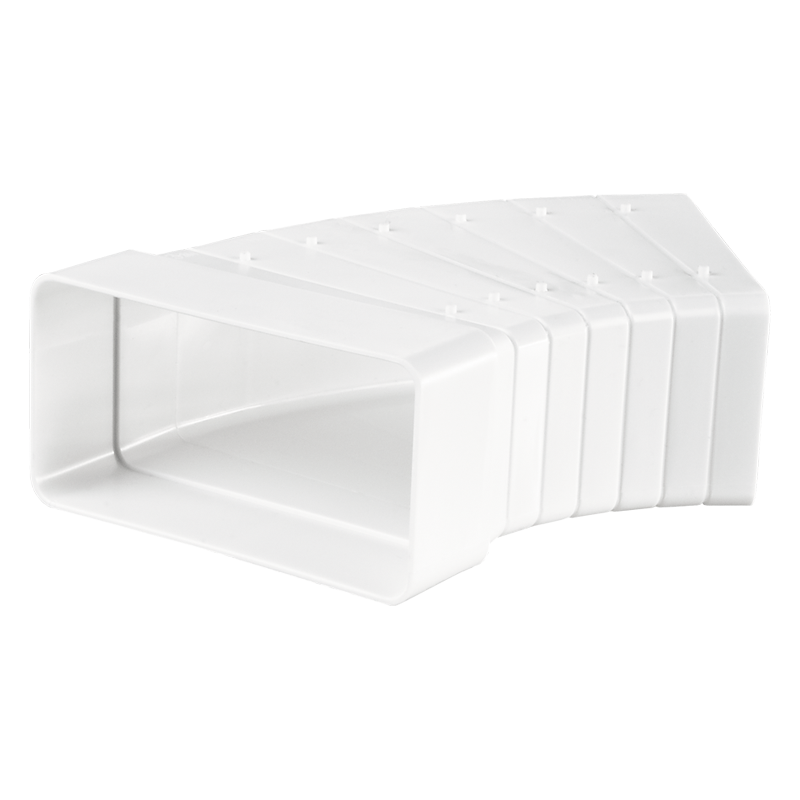 Blauberg BlauPlast FKVU 122x60 - Mehrstufiger Verbinder für Flachkanäle