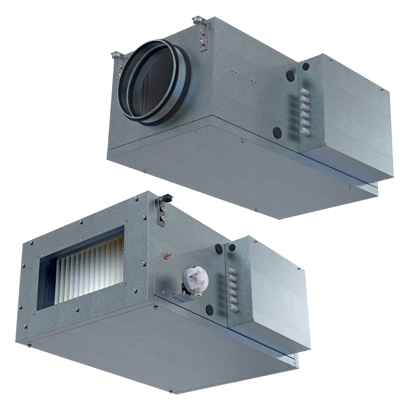 Serie Blauberg Blaubox EC MW - Zuluftanlage ohne WRG - Zentrale Lüftungsanlagen