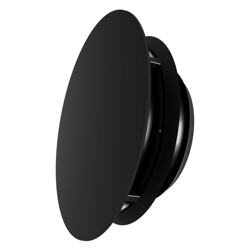Blauberg VPD 125 R Black - Tellerventil mit Abdeckung