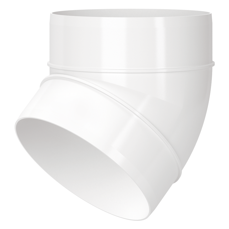 Blauberg BlauPlast RB 100/45° - Rohr-Verbindungswinkel 45°