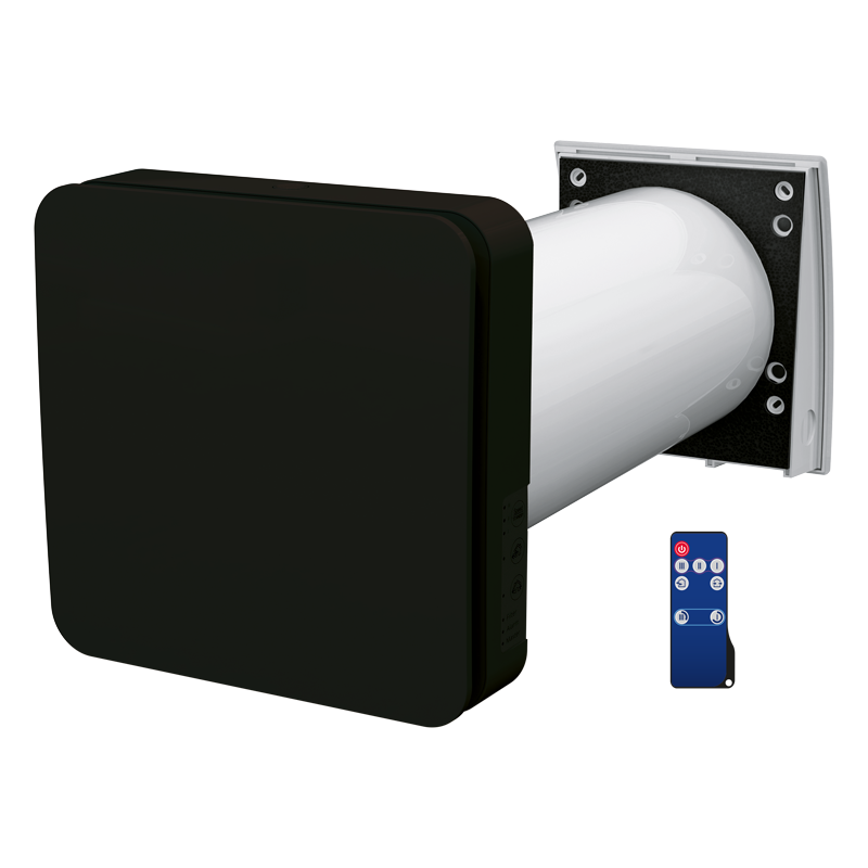 Blauberg VENTO inHome S11 W BLK - Die brandneuen Einzelraumlüftungsanlagen VENTO inHome zur effizienten und kostengünstigen Lüftung eignen sich für den Neubau sowie zur Nachrüstung von Einzelräumen