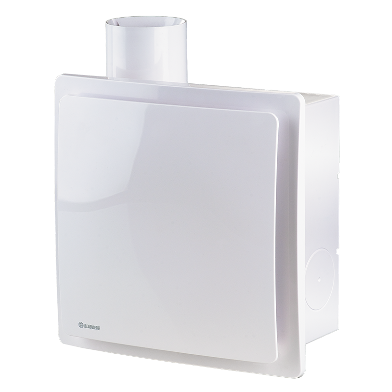 Blauberg Valeo-BP 35/60 - Hochdruck-Radialventilatoren im Kunststoff-Unterputzgehäuse mit Luftaustritt nach oben