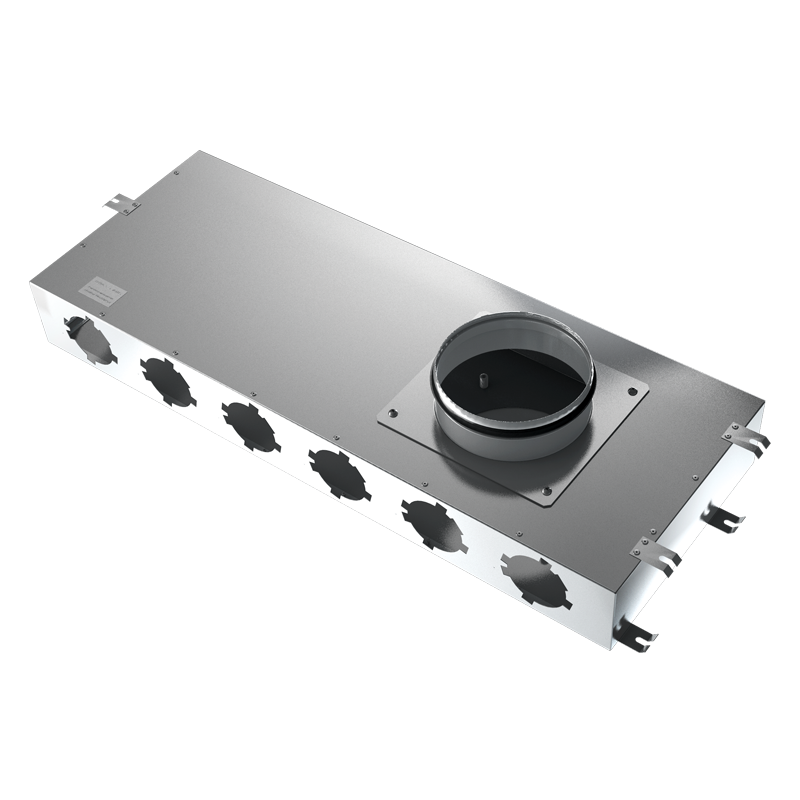 Serie Blauberg Metal air distribution boxes 75 mm - BlauFast Rohrsystem und Komponenten - Luftleitungen, Verbindungen und Komponenten