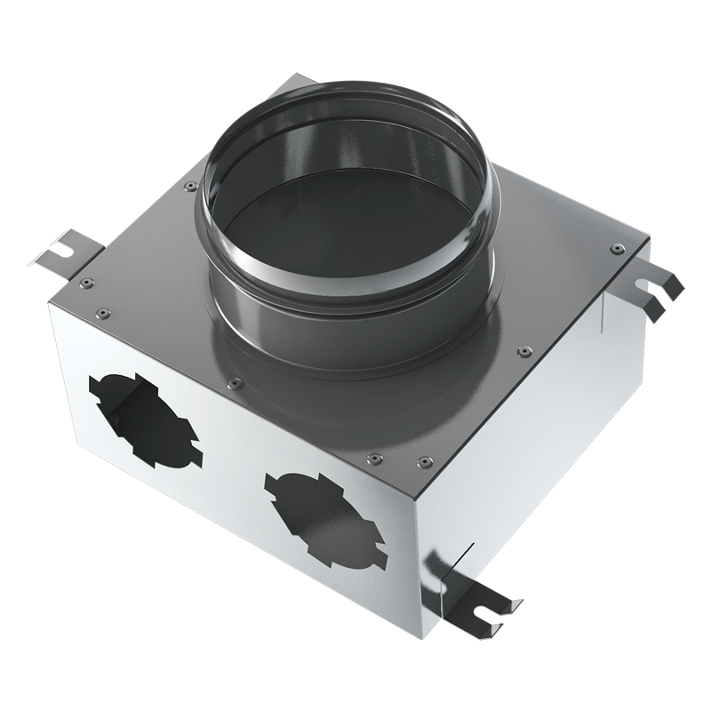 Blauberg BlauFast SR 125/63x2 01 - Für Zu- und Abluftsysteme in Wohngebäuden. Zur Verteilung der Luft von der Lüftungsanlage zu den Luftleitungen