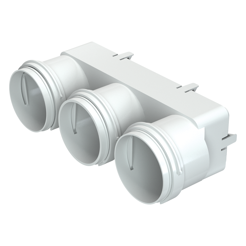 Blauberg BlauFast MH 63/204x60 - Zum Anschluss der Lüftungsrohre an die Kästen und Verteilerkästen