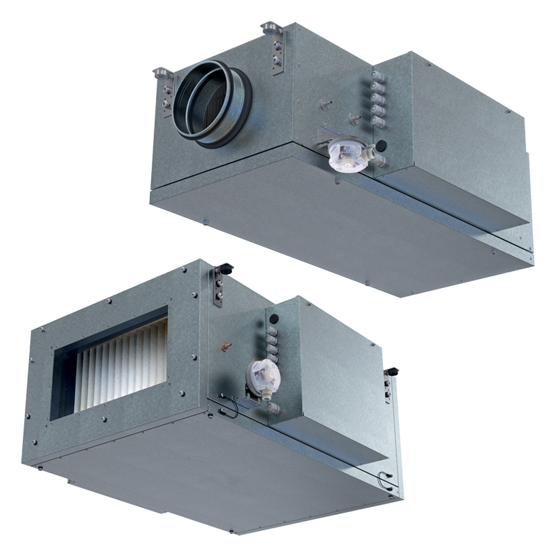 Serie Blauberg Blaubox EC ME - Zuluftanlage ohne WRG - Zentrale Lüftungsanlagen