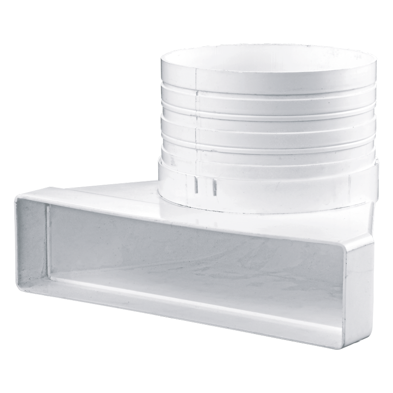 Serie Blauberg BlauPlast USN-90° - Luftleitungen, Verbindungen und Komponenten