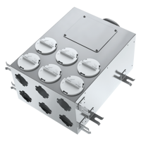 BlauFast Rohrsystem & Komponenten - Luftleitungen, Verbindungen und Komponenten - Series Blauberg BlauFast SR 125/75x6 02