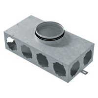 BlauFast Rohrsystem & Komponenten - Luftleitungen, Verbindungen und Komponenten - Series Blauberg BlauFast SR 160/90x8 01