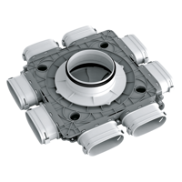 Luftleitungen, Verbindungen und Komponenten - Series Blauberg BlauFast SO 52x8 60P