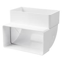 BlauPlast Kunststoffrohre, Kanäle und Komponenten - Luftleitungen, Verbindungen und Komponenten - Series Blauberg BlauPlast FKW