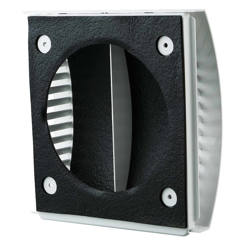 Blauberg AH-10 white 160 - Außenhaube für Fort- und Zuluft-Anschlüsse in Wohn-, Gewerbe- und Industriegebäuden