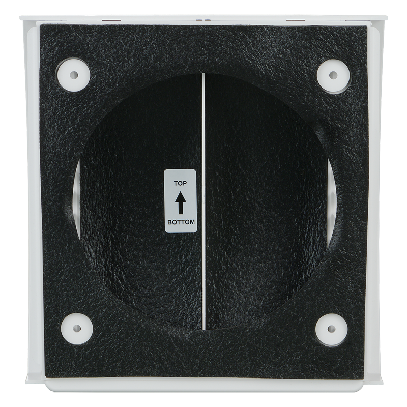 Blauberg AH-10 white 160 - Außenhaube für Fort- und Zuluft-Anschlüsse in Wohn-, Gewerbe- und Industriegebäuden