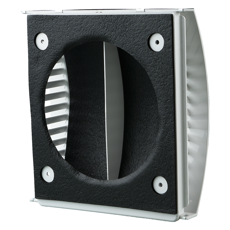 Blauberg AH-10 chrome 160 - Außenhaube für Fort- und Zuluft-Anschlüsse in Wohn-, Gewerbe- und Industriegebäuden