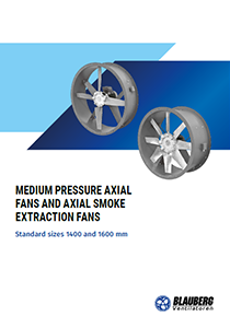 Catalogue "Medium pressure axial fans and axial smoke extraction fans (1400 and 1600 mm)"
