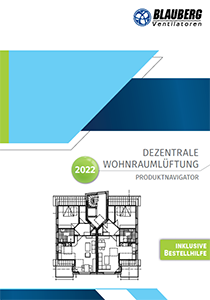 Produktnavigator „Dezentrale Wohnraumlüftung 2022“