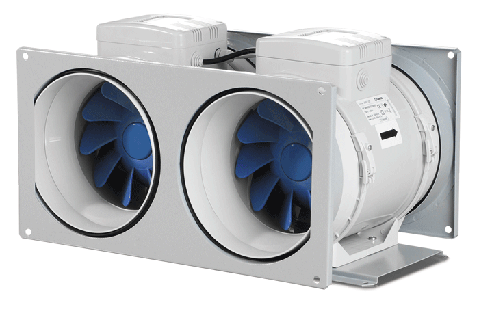 Inline mixed-flow fan for round ducts BLAUBERG Turbo 150